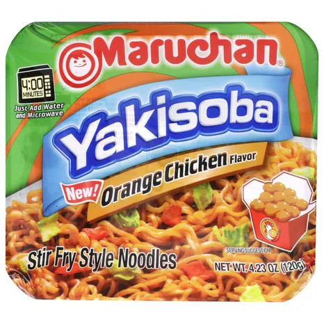 Maruchan 4.23 oz. Yakisoba Orange Chicken Flavor Noodles