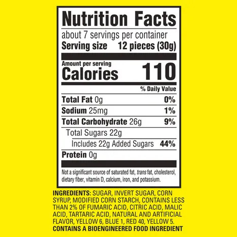 Sour Patch Kids 7.2 oz. Extreme Sour Soft & Chewy Candy