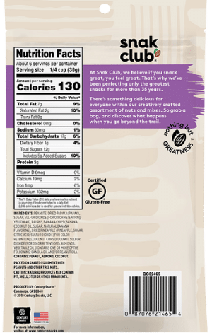 Snak Club® 6.5 oz. Tropical Trail Mix