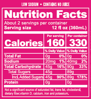 C&C® 24 fl. oz. Fruit Punch Soda