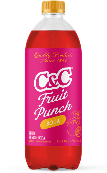 C&C® 24 fl. oz. Fruit Punch Soda