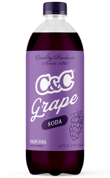 C&C® 24 fl. oz. Grape Soda