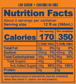 C&C® 24 fl. oz. Orange Soda