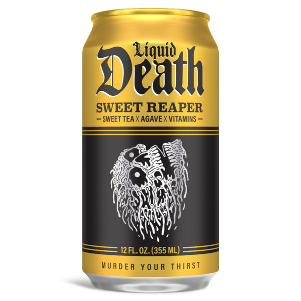 Liquid Death 12 fl oz. Sweet Reaper Iced Tea (6 Pack)