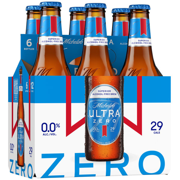 Michelob 12 fl. oz. Non-Alcoholic Ultra Zero Beer (6 Pack)
