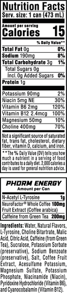 Phorm Energy 16. fl. oz Grape Smash Premium Sugar-Free Energy Drink