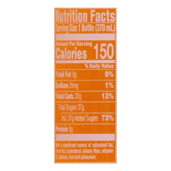 Jarritos 12.5 fl. oz. Mandarin Natural Flavored Soda