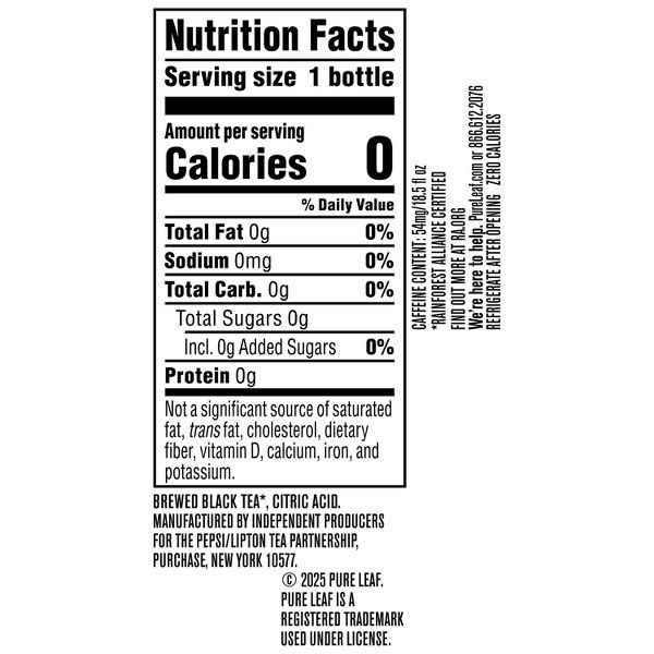 Pure Leaf 18.5 fl. oz. Unsweetened Iced Tea