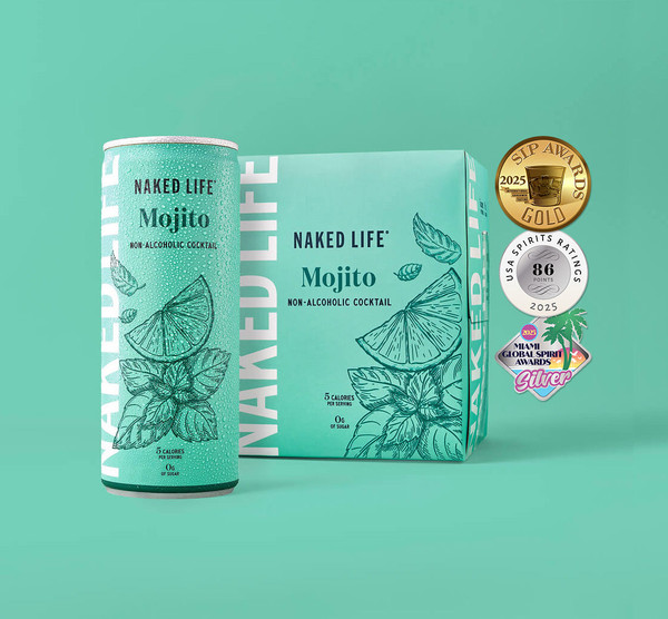 Naked Life 8.4 fl. oz. Mojito Non-Alcoholic Cocktail (4 Pack)