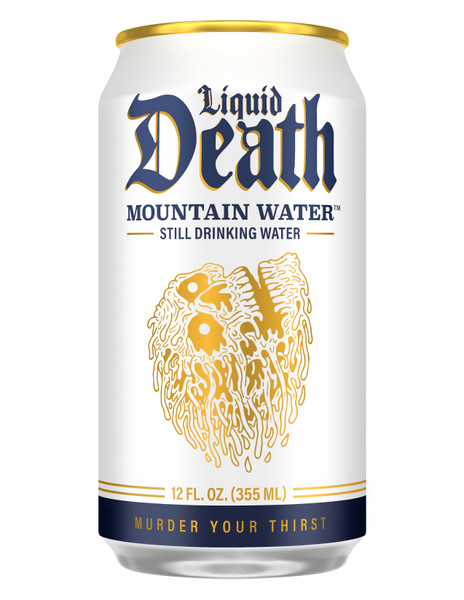 Liquid Death 12 fl oz. Mountain Water Still Drinking Water (12 Pack)