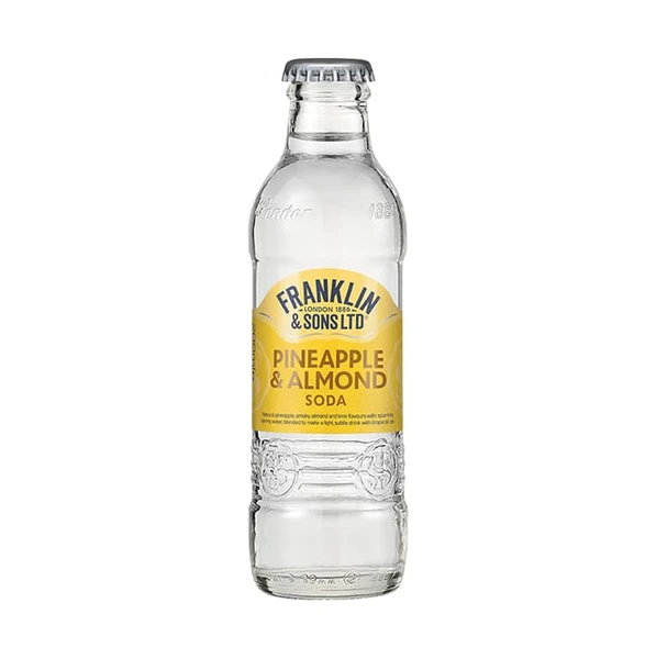 Franklin & Sons 6.8 fl. oz. Sparkling Pineapple & Almond Soda