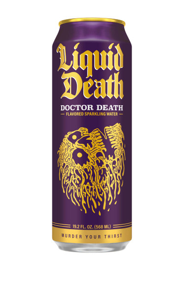 Liquid Death 19.2 fl oz. Doctor Death Flavored Sparkling Water