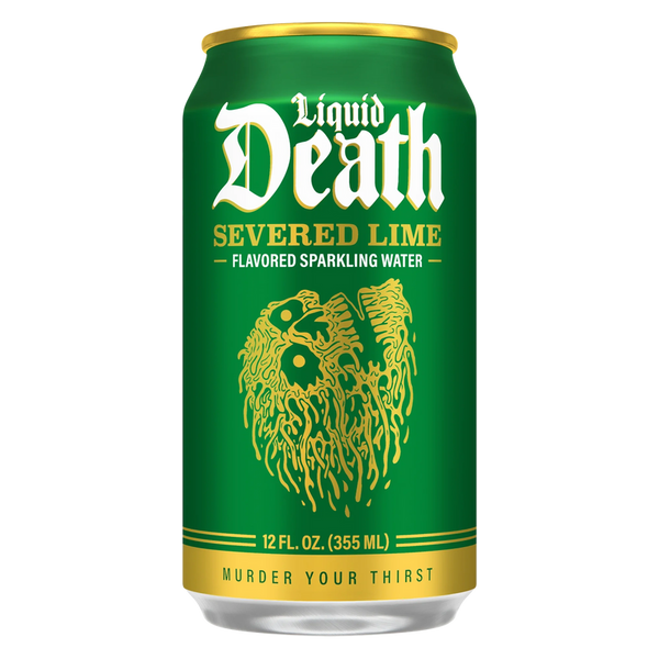 Liquid Death 12 fl oz. Severed Lime Flavored Sparkling Water
