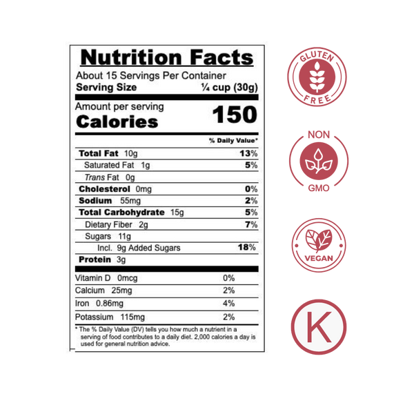 Ferris Nut Co. 16 oz. Roasted & Salted Cherries Berries & Nuts