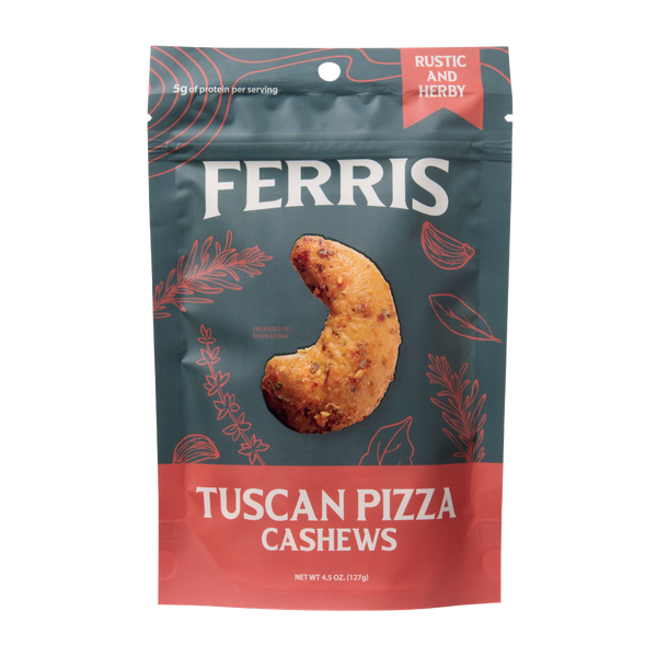 Ferris Nut Co. 4.5 oz. Tuscan Pizza Cashews