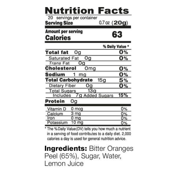 Zarrin 14.1 oz. Bitter Oranges Jam