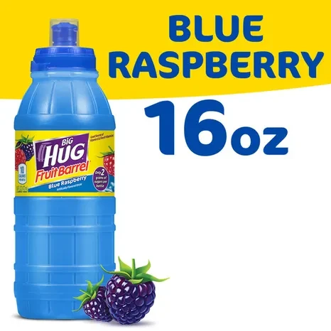 Big Hug Fruit Barrel 16 fl. oz. Blue Raspberry Drink