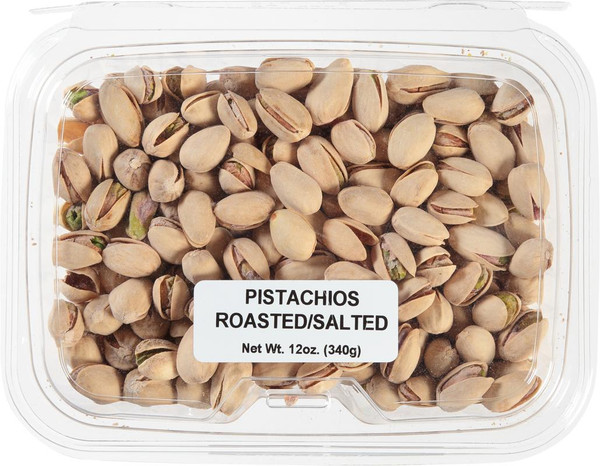 Kitch'n Snacks 12 oz. Roasted & Salted Pistachio In Shell Tub