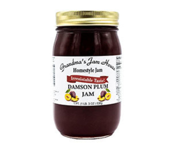 Grandma's Jam House 19 oz. Homestyle Damson Plum Jam