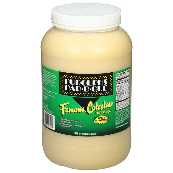 Rudolphs Bar B Que 128 oz. Famous Coleslaw Dressing