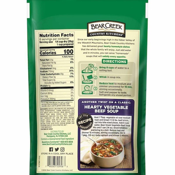 Bear Creek® 8.1 oz. Vegetable Beef Soup Mix