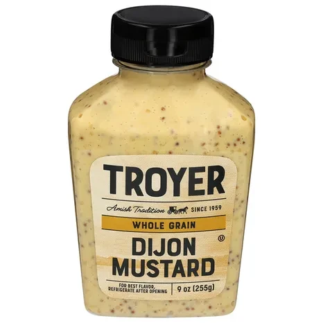 Troyer 9 oz. Whole Grain Dijon Mustard