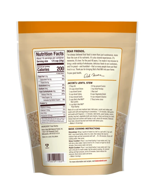 Bob's Red Mill 30 oz. Pearl Barley