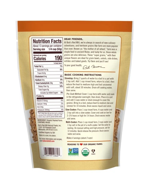 Bob's Red Mill 24 oz. Organic Farro