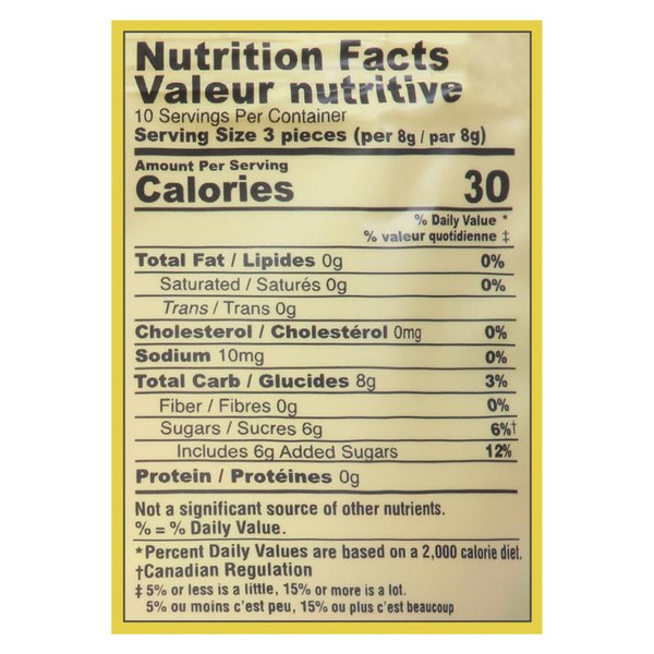 The Ginger People 3 oz. GIN GINS Double Strength Hard Ginger Candy