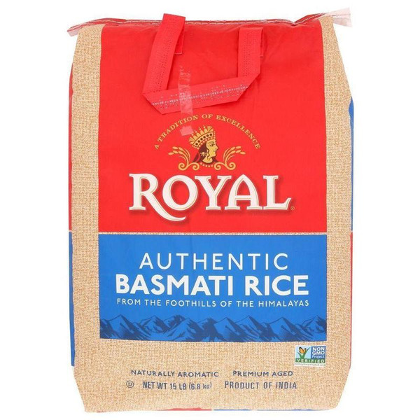 Royal® 15-Pounds Authentic Basmati Rice