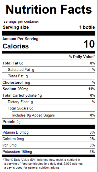 Joe's Tune-Up 20 fl. oz. Zero Sugar Electrolyte Peach Tea