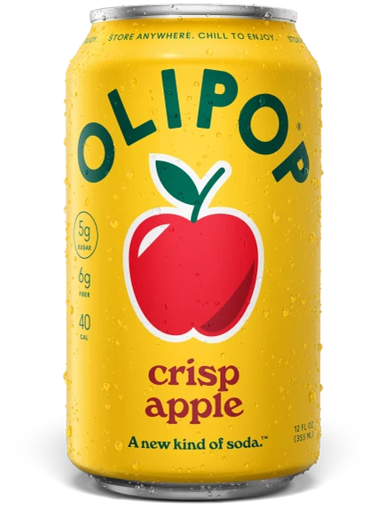 OLIPOP® 12 fl. oz. Crisp Apple Prebiotic Soda
