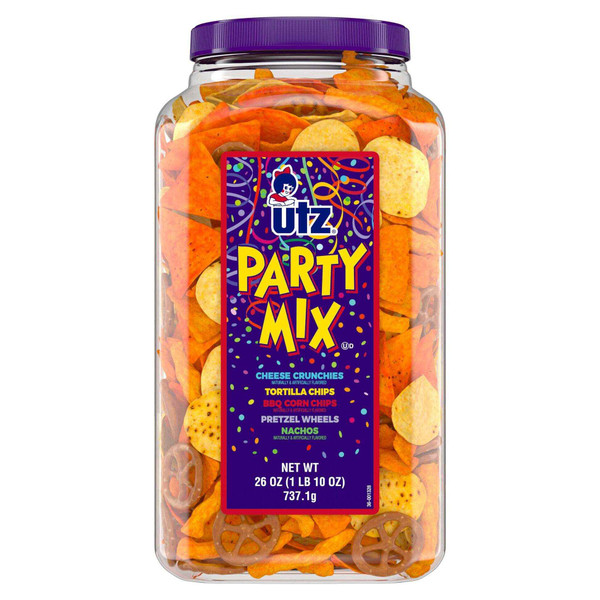 Utz 26 oz. Party Mix Barrel