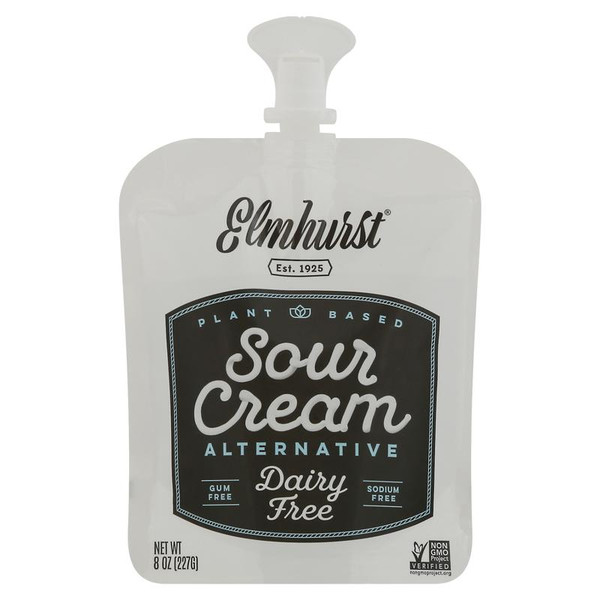 Elmhurst 8 oz. Dairy Free Sour Cream Squeeze Pouch