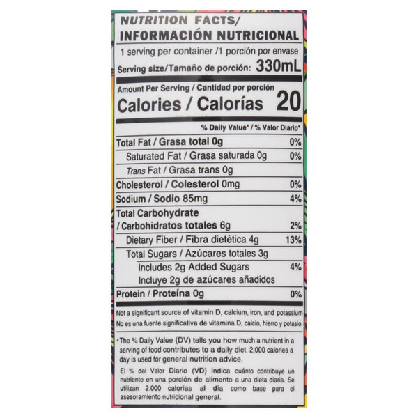 Lunish 11.16 fl. oz. Mango Low Sugar Prebiotic Sparkling Soda