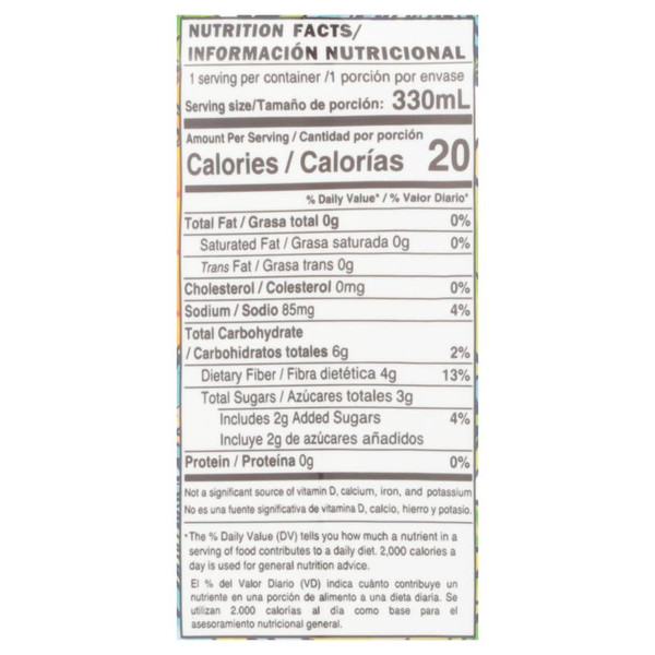 Lunish 11.16 fl. oz. Pineapple Low Sugar Prebiotic Sparkling Soda