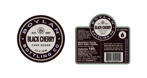 Boylan 12 fl. oz. Black Cherry Soda