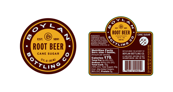 Boylan 12 fl. oz. Root Beer