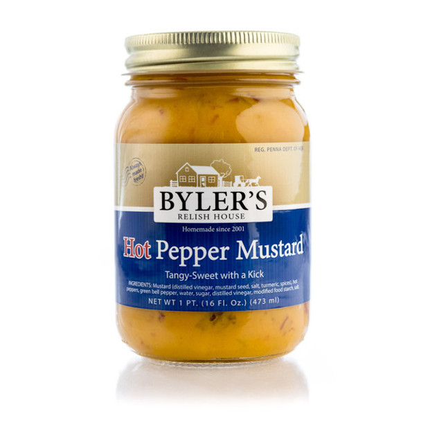 Byler's Relish House 16 oz. Hot Pepper Mustard