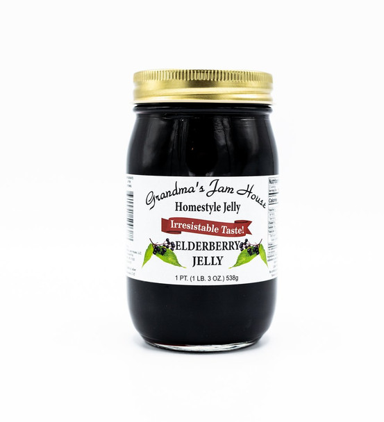 Grandma's Jam House 16 oz. Homestyle Elderberry Jelly