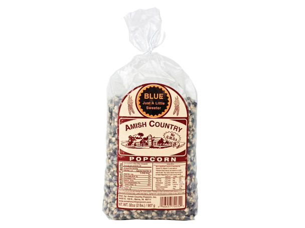 Amish Country Popcorn 32 oz. Blue Popcorn