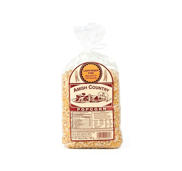 Amish Country Popcorn 32 oz. Ladyfinger Popcorn