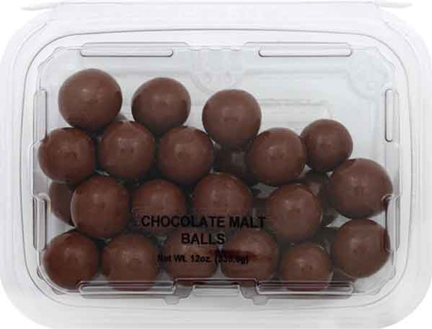 Kitch'n Snacks 12 oz. Milk Chocolate Malt Balls Tub