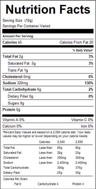 Southeastern Mills 3 oz. Classic Brown Gravy Mix