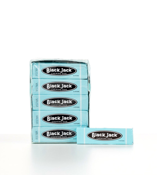 Gerrit Verburg Black Jack Chewing Gum (5-Sticks)