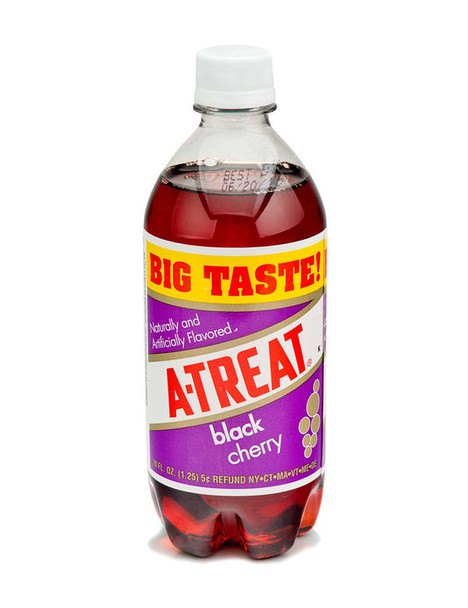 A-Treat® 20 fl. oz. Black Cherry Soda