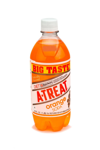 A-Treat® 20 fl. oz. Diet Orange Soda