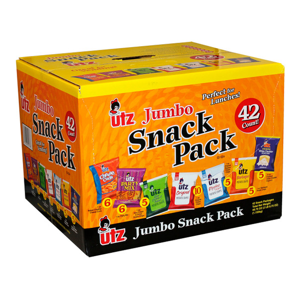 Utz Variety Pack Snacks (42 Pack)