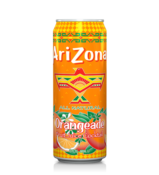AriZona 23 fl. oz. Orangeade Fruit Juice Cocktail