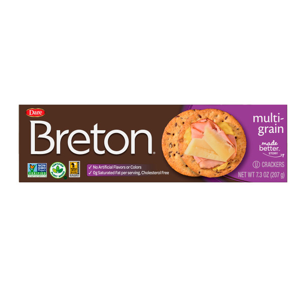 Brenton's 7.3 oz. Multigrain Crackers